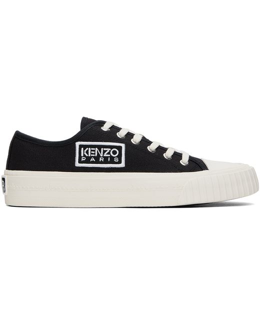 Kenzo Paris Foxy Embroidered Canvas Sneakers