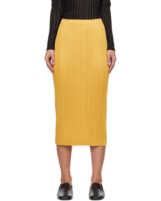 Pleats Please By Issey Miyake Thicker Bottoms 1 Midi Skirt