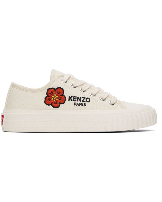 Kenzo Off-White Paris Foxy Canvas Sneakers