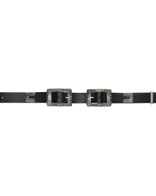 Toga Pulla Double Square Buckle Belt