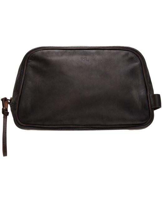 Rrl Leather Travel Pouch