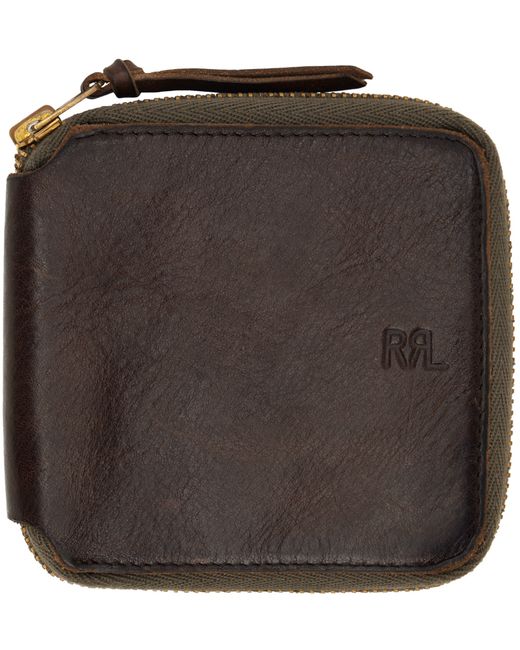 Rrl Leather Zip Wallet
