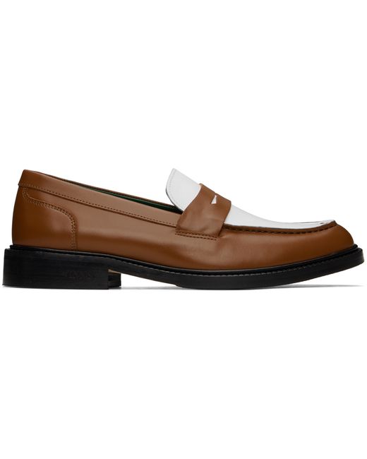 VINNY’s White Townee Two-Tone Loafers