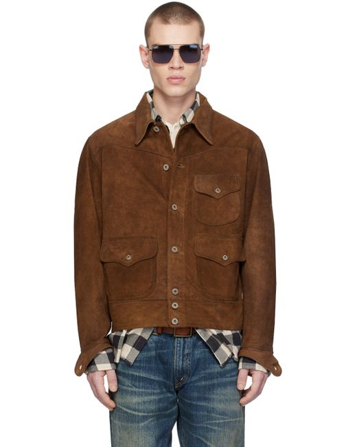Rrl Roughout Leather Jacket