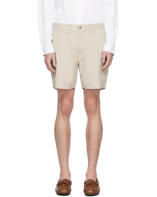 Polo Ralph Lauren Beige Four-Pocket Shorts