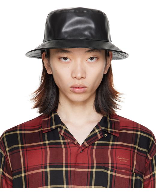 Undercover Faux-Leather Bucket Hat