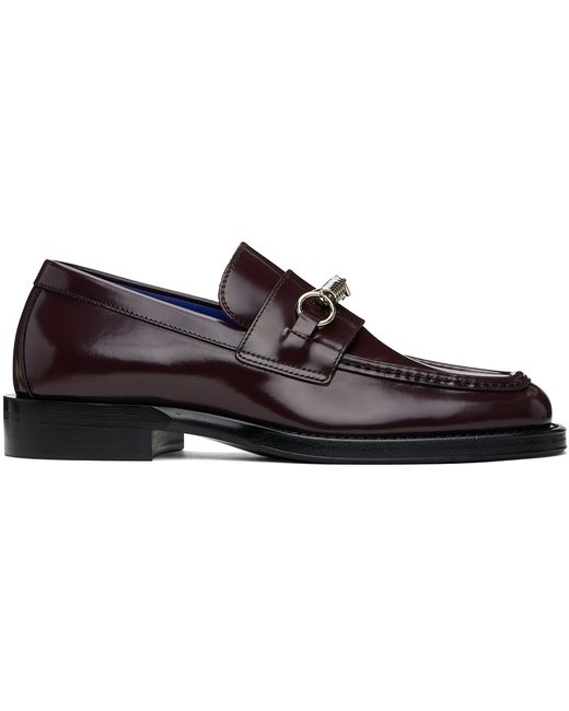 Burberry Leather Barbed Loafers