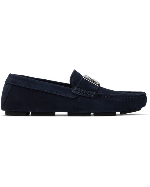 Dolce & Gabbana Navy Classic Driver Loafers