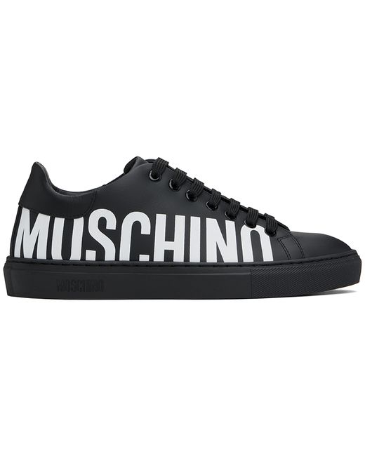 Moschino Leather Logo Sneakers
