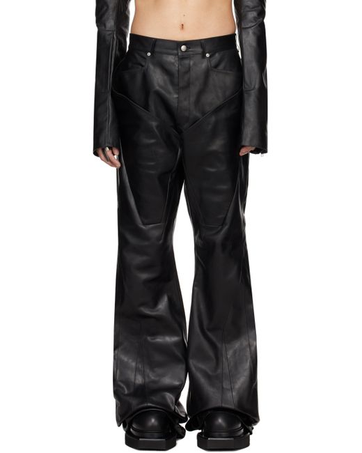 Rick Owens Slivered Leather Pants