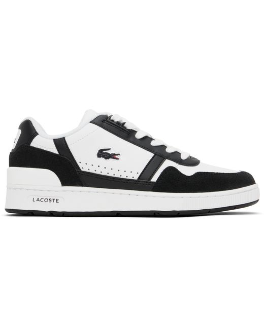 Lacoste Black T-Clip Leather Sneakers
