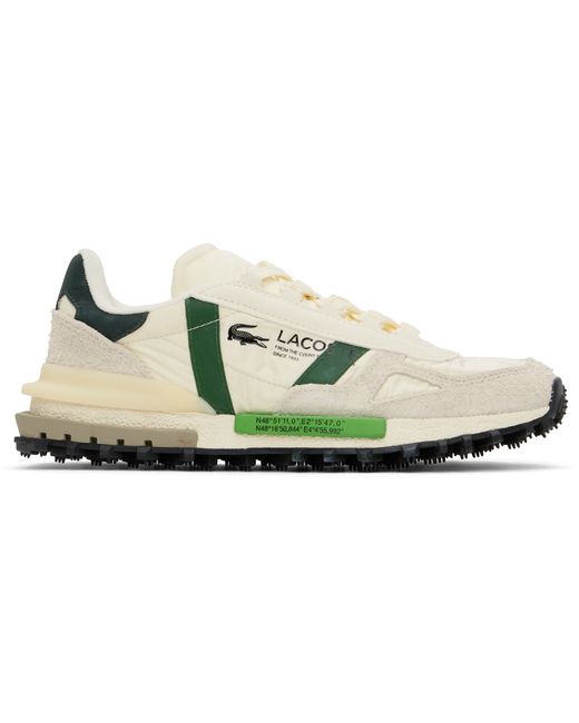 Lacoste Off-White Elite Active Branded Sneakers