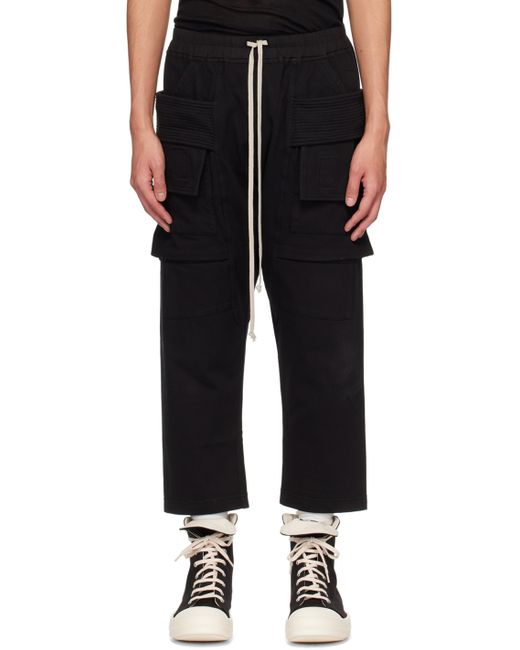 Rick Owens DRKSHDW Creatch Cropped Cargo Pants