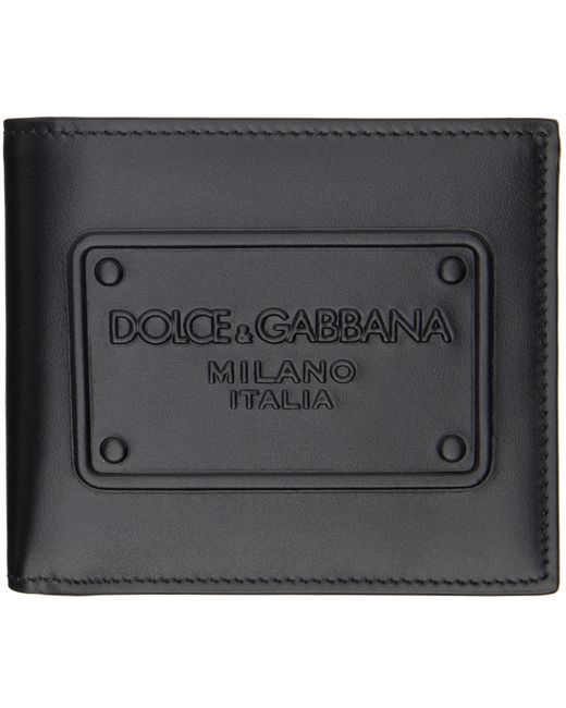 Dolce & Gabbana Calfskin Raised Logo Wallet