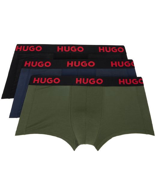 Hugo Boss Three-Pack Multicolor Boxer Briefs