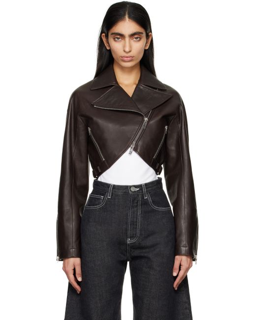 Alaïa Cropped Leather Jacket