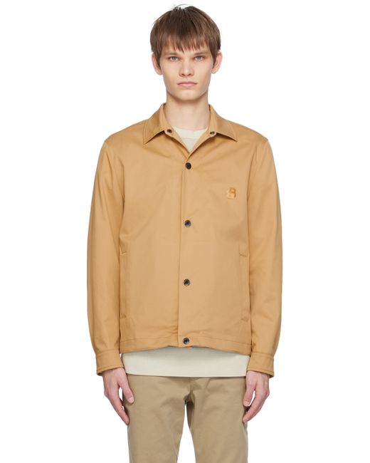 Boss Tan Relaxed-Fit Jacket