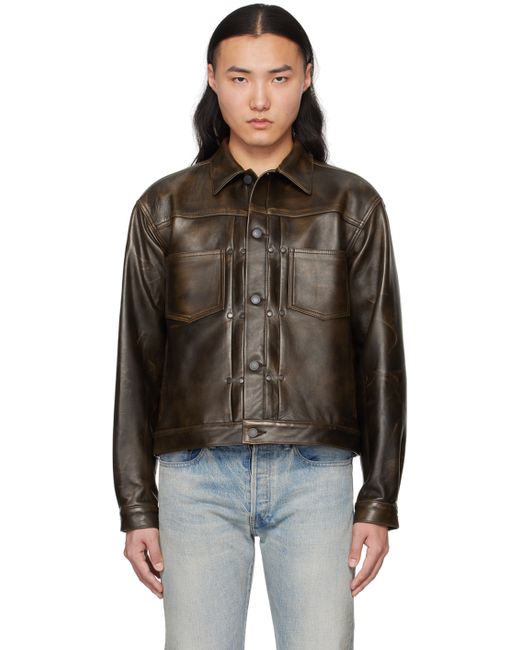 John Elliott Thumper Leather Jacket
