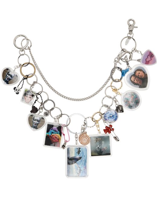Doublet Silver 10 Words Keychain Necklace