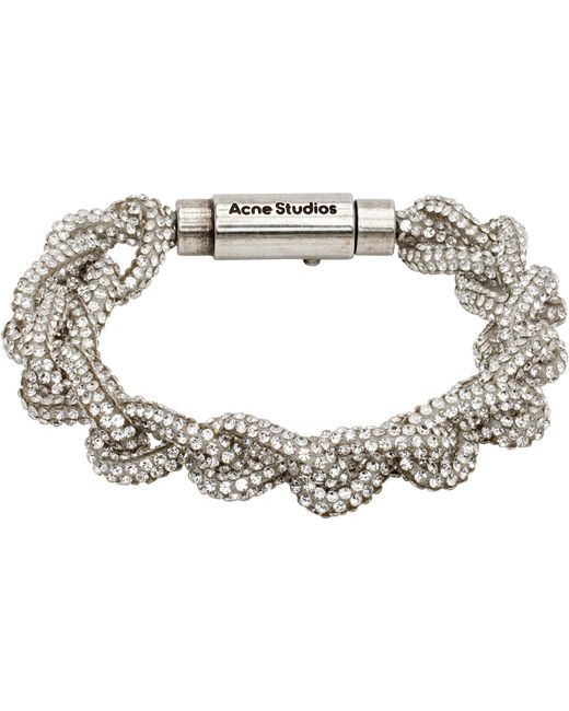 Acne Studios Crystal Cord Bracelet