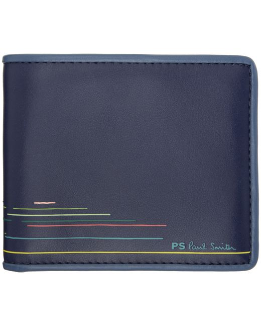 PS Paul Smith Navy Bifold Wallet