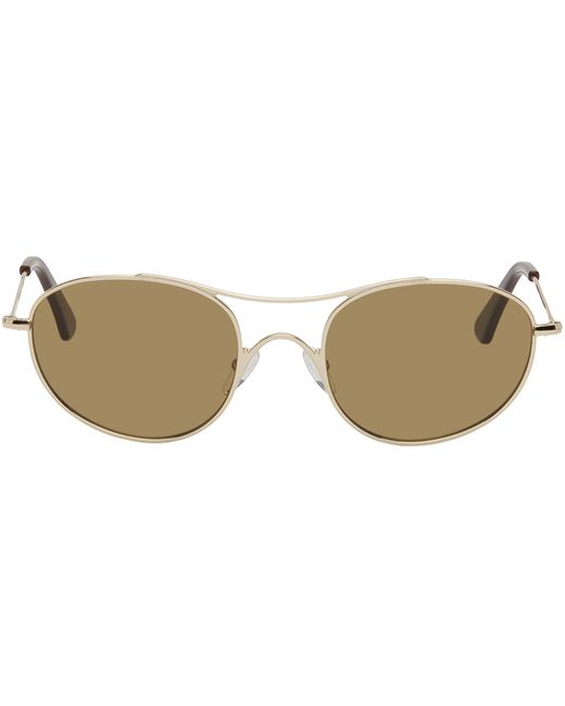 Our Legacy Gold Zwan Sunglasses