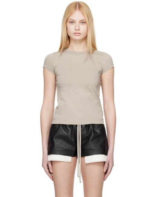 Rick Owens Off Cropped Level T-Shirt