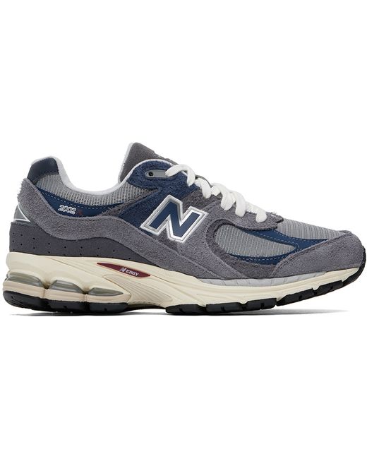 New Balance Gray Navy 2002R Sneakers