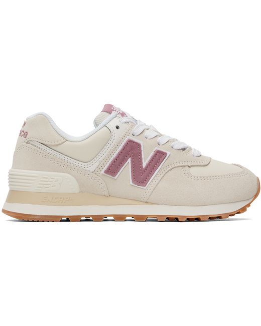 New Balance Pink 574 Sneakers