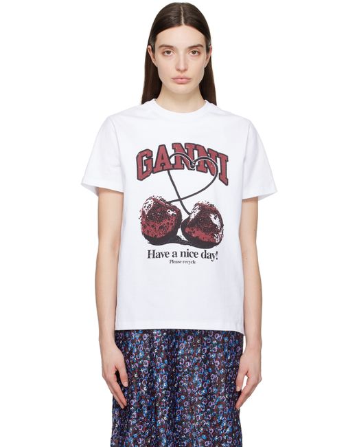 Ganni Cherry T-Shirt