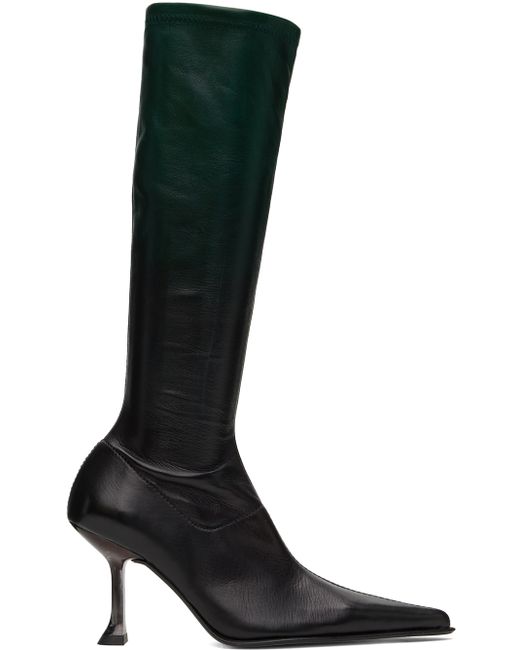 Miista Green Carlita Tall Boots
