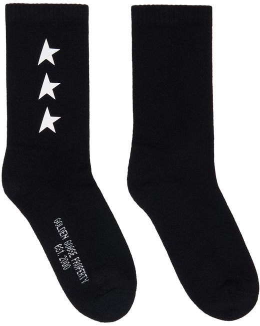 Golden Goose Black Star Socks