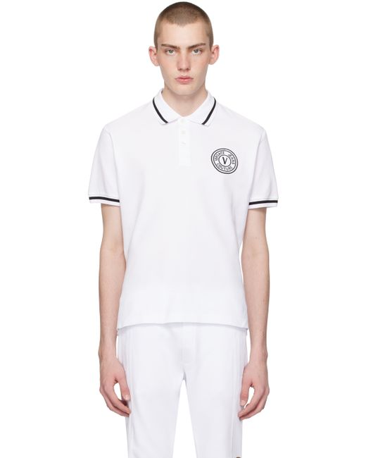 Versace Jeans Couture Embroidered Polo
