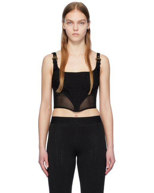 Versace Jeans Couture Baroque Buckle Top
