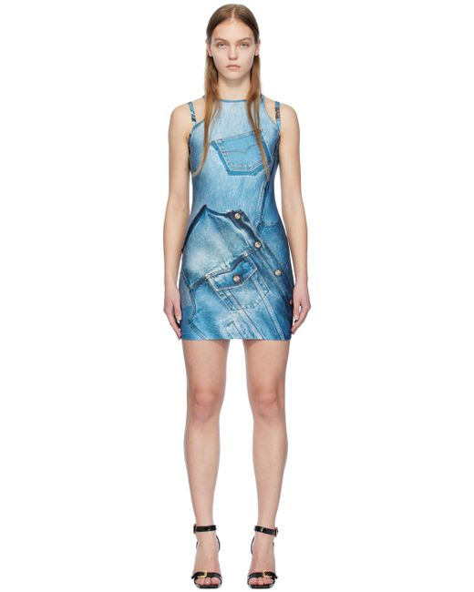 Versace Jeans Couture Printed Minidress