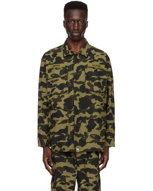 Bape 1st Camo Military Shirt