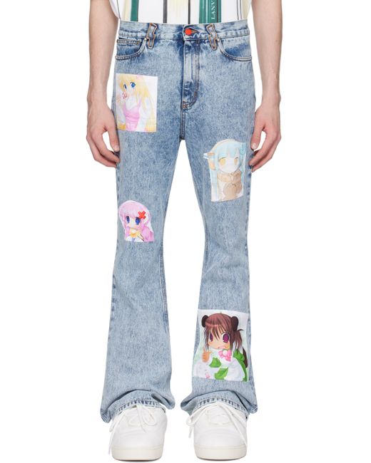 Members of The Rage Anime Patch Jeans
