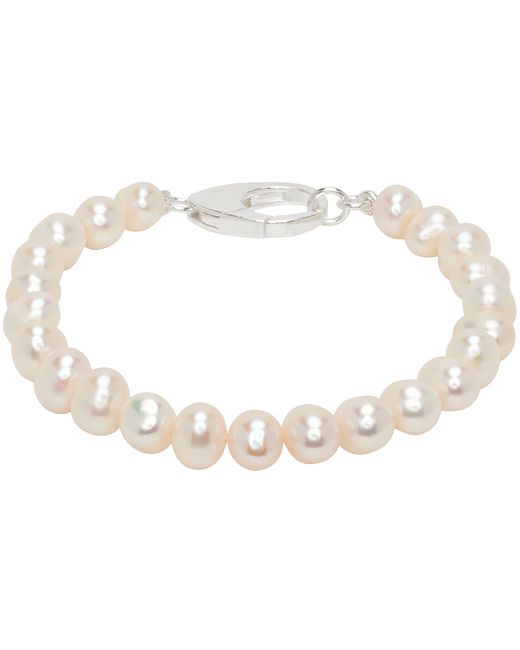 Hatton Labs White Classic Freshwater Pearl Bracelet