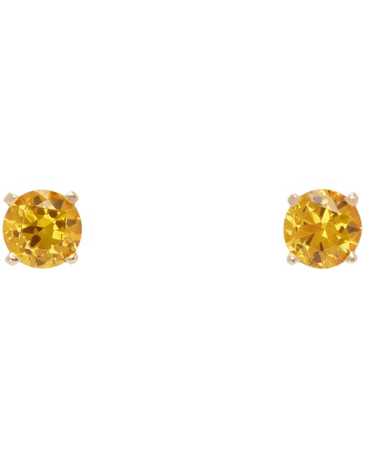 Hatton Labs Exclusive Gold Round Stud Earrings
