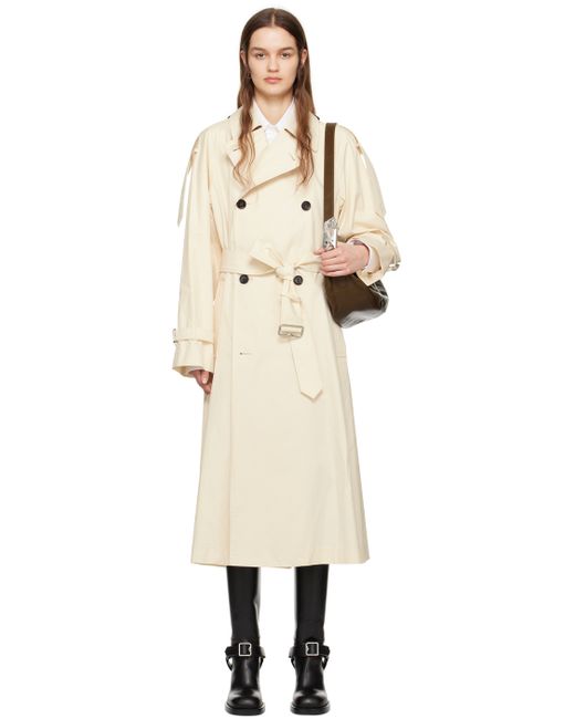Burberry Off Long Trench Coat