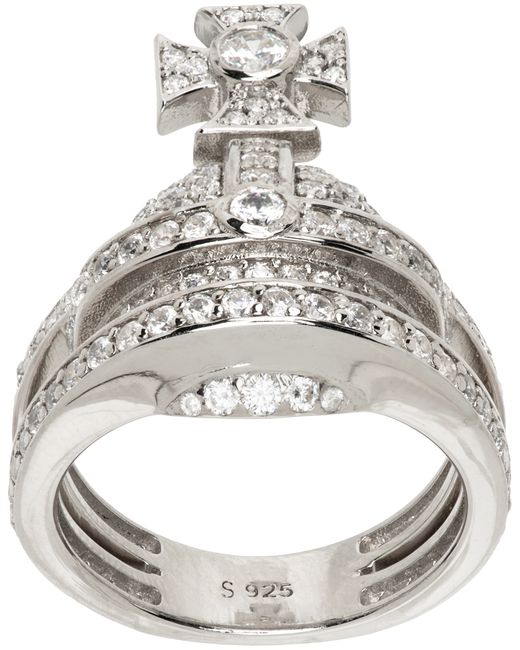 Vivienne Westwood Silver Orb Ring