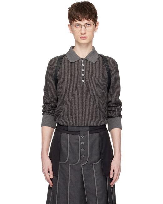 Thom Browne Ribbed Polo