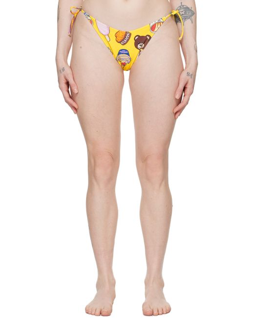 Moschino Printed Bikini Bottom