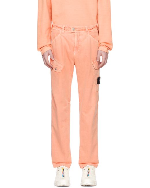 Stone Island Pink Patch Cargo Pants