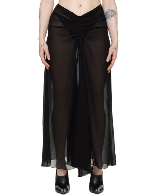 Misbhv Ruched Maxi Skirt