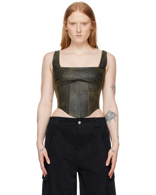 Misbhv Exclusive Faux-Leather Tank Top