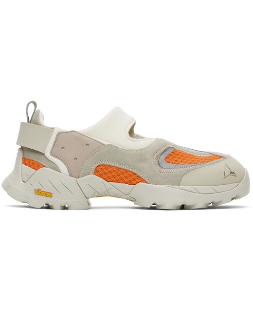 Roa Off-White Orange Rozes Sneakers