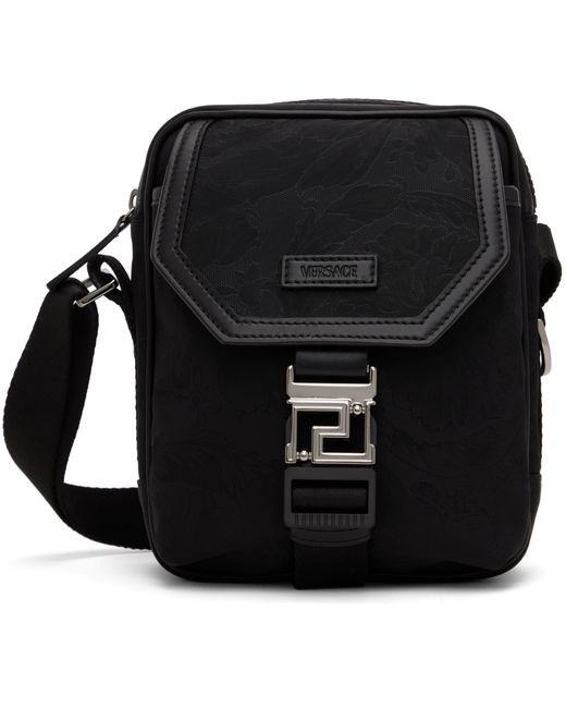 Versace Neo Nylon Jacquard Crossbody Bag