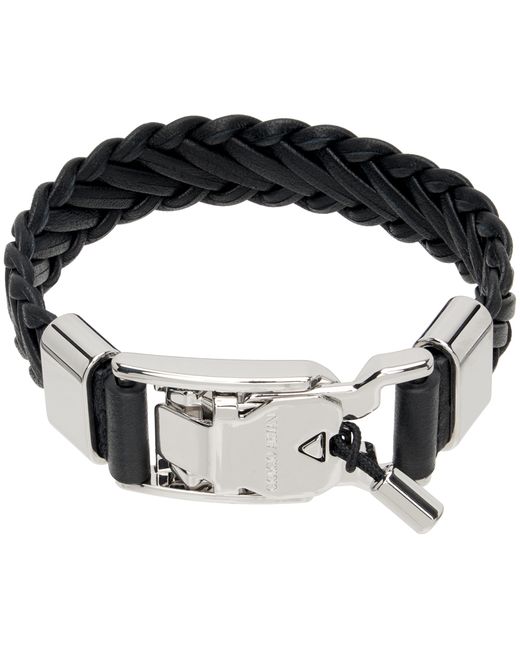 Giorgio Armani Woven Leather Bracelet