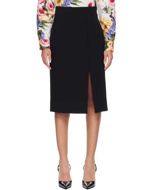 Dolce & Gabbana Slit Midi Skirt